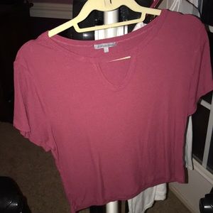 charlotte russe key hole tee